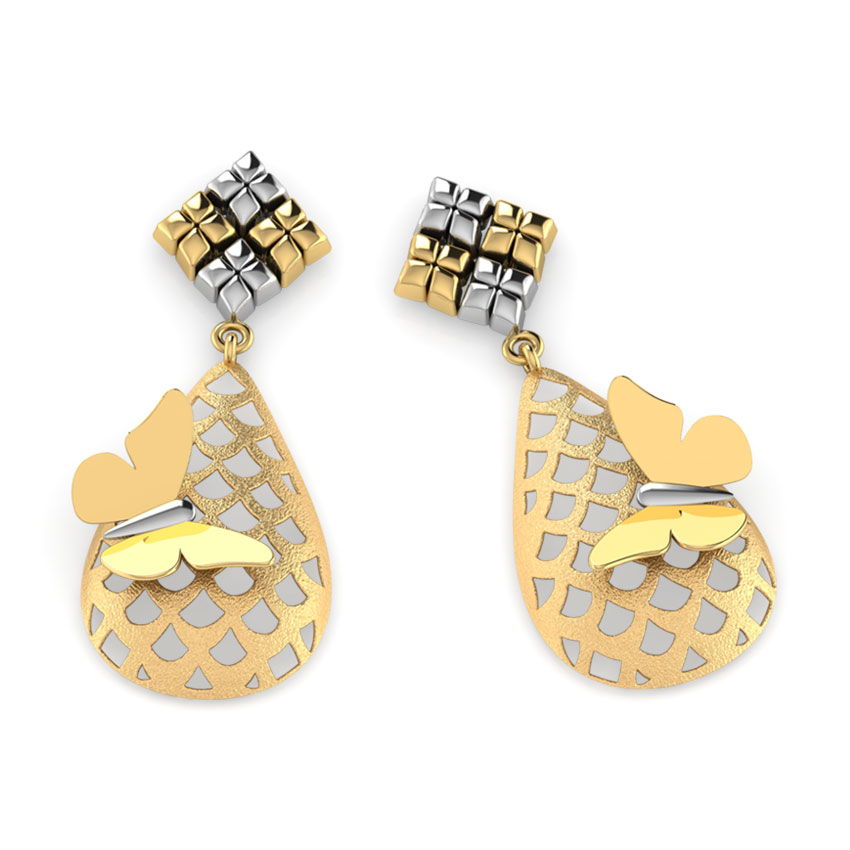 Valeria Cutout Drop Earrings Valeria Cutout Drop Earrings