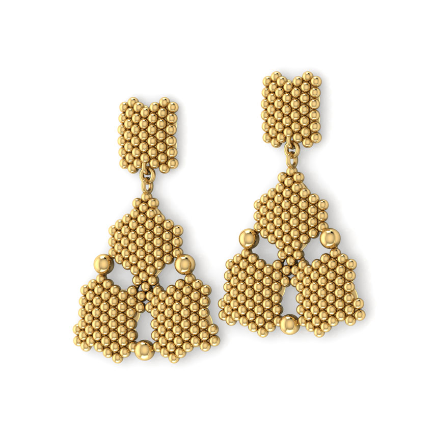 Trio Jharokha Stud Earrings