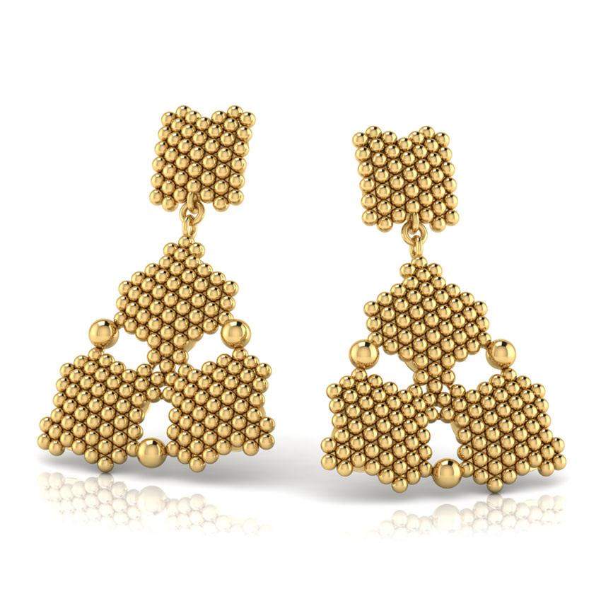 Trio Jharokha Stud Earrings