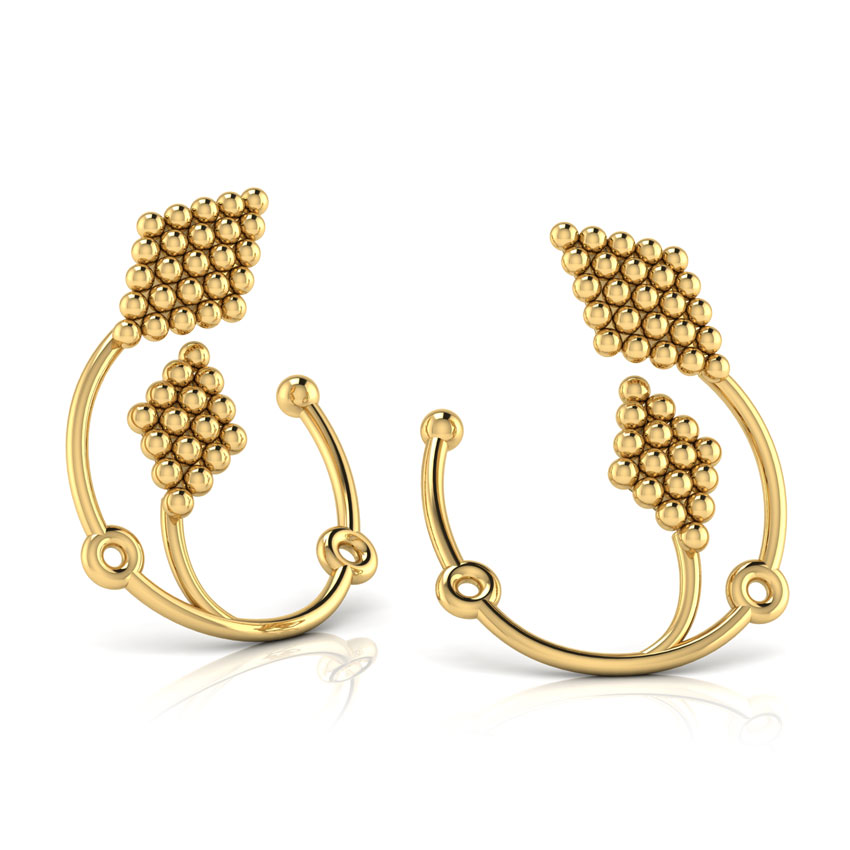 Duo Jharokha Hoop Earrings Duo Jharokha Hoop Earrings