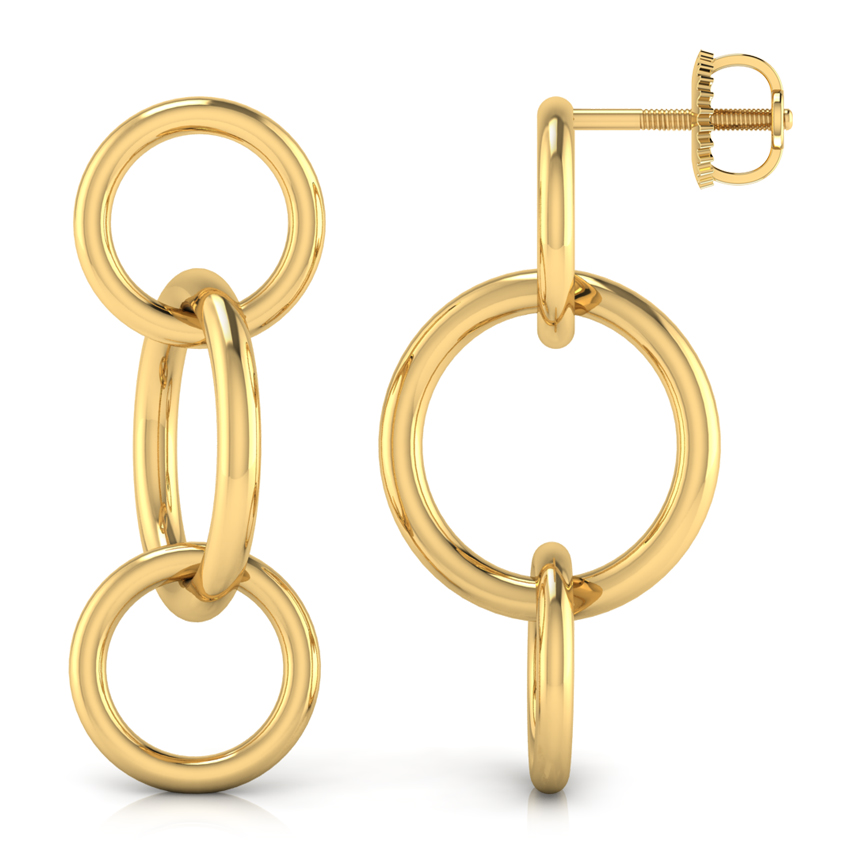 Entwined 'O' Drop Earrings