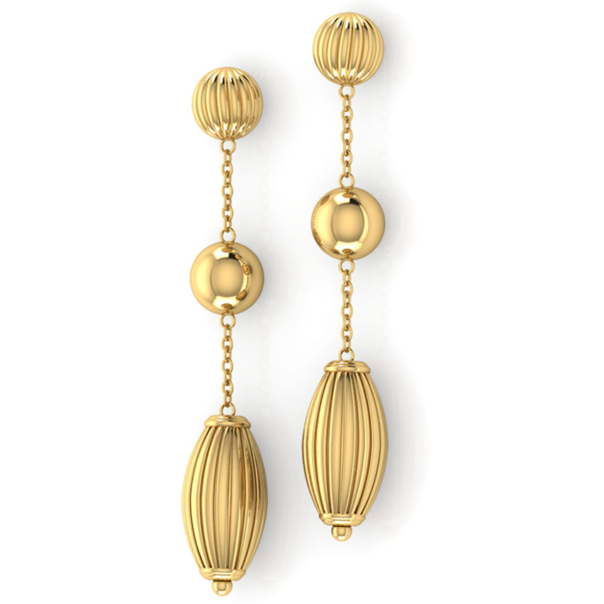 Reva Carved Drop Earrings Reva Carved Drop Earrings