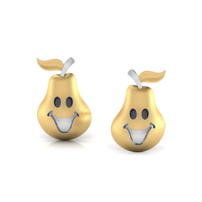 Happy Pear Stud Earrings