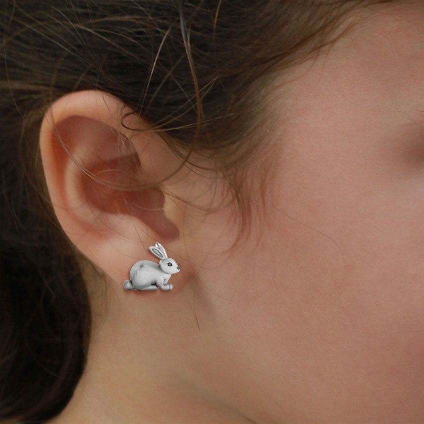 Beila Rabbit Stud Earrings