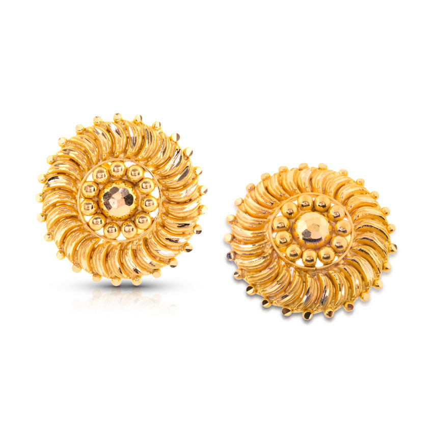 Kitui Grand Gold Stud Earrings