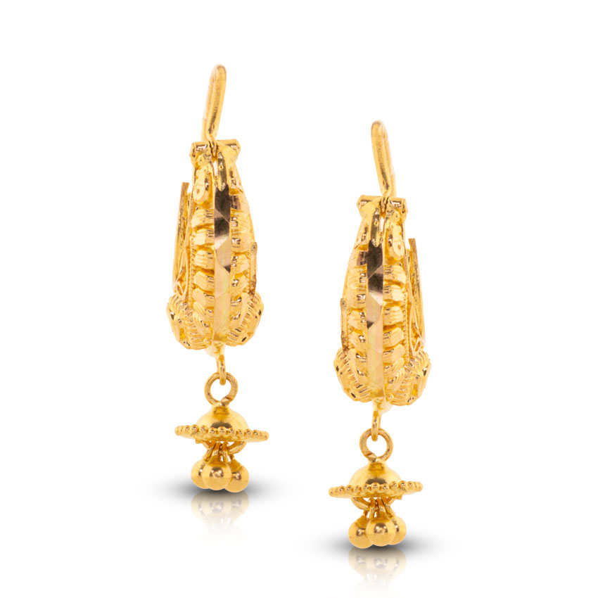 Ahana Beaded Gold Drop Earrings Ahana Beaded Gold Drop Earrings