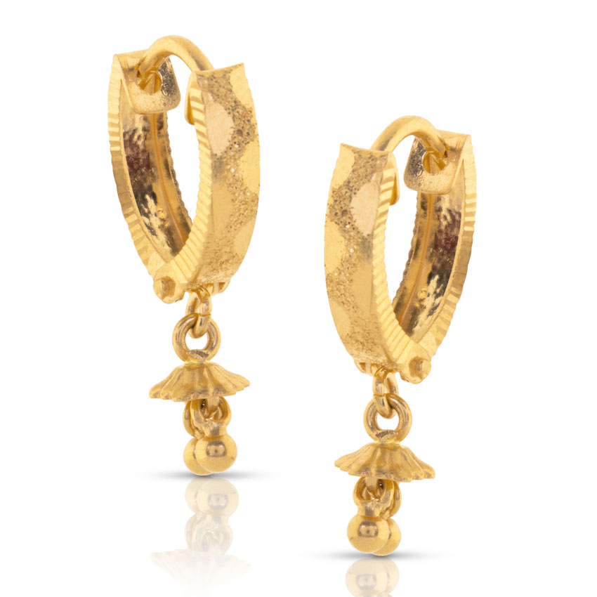 Akula Beaded Gold Drop Earrings Akula Beaded Gold Drop Earrings