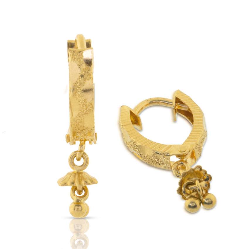 Akula Beaded Gold Drop Earrings Akula Beaded Gold Drop Earrings