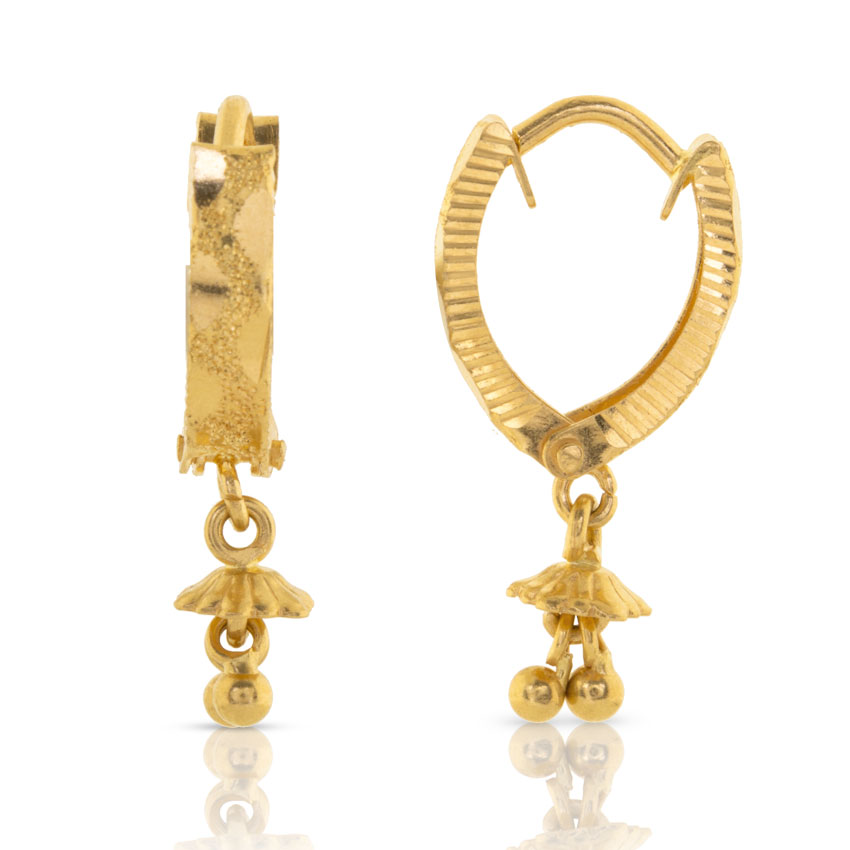 Akula Beaded Gold Drop Earrings Akula Beaded Gold Drop Earrings