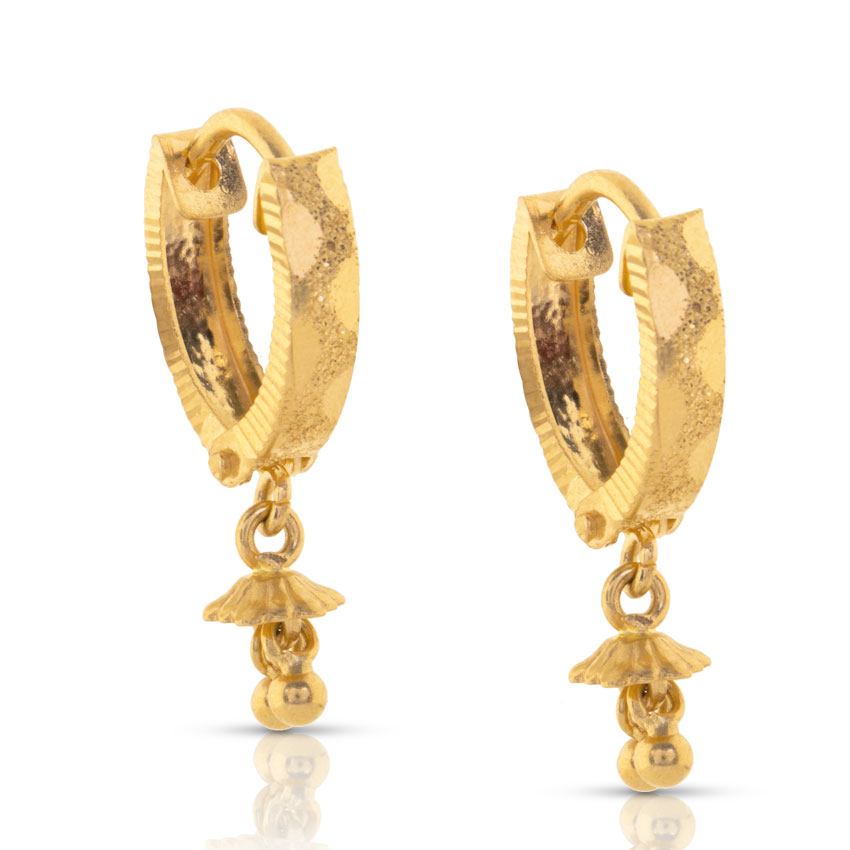 Akula Beaded Gold Drop Earrings Akula Beaded Gold Drop Earrings