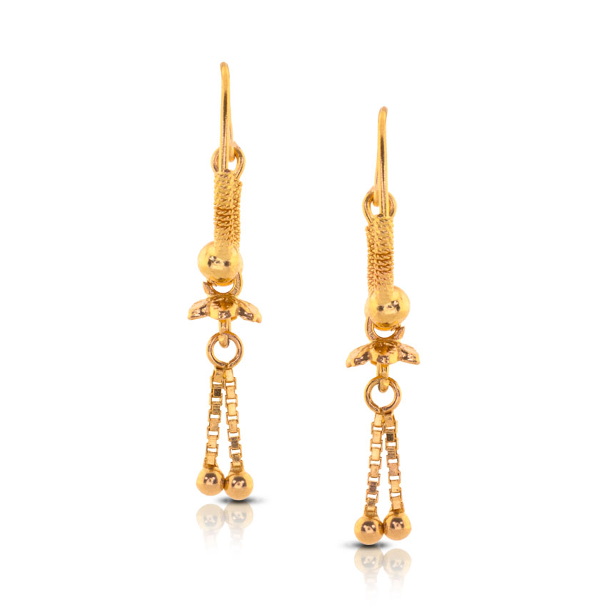 Chetsi Beaded Gold Hoop Earrings Chetsi Beaded Gold Hoop Earrings