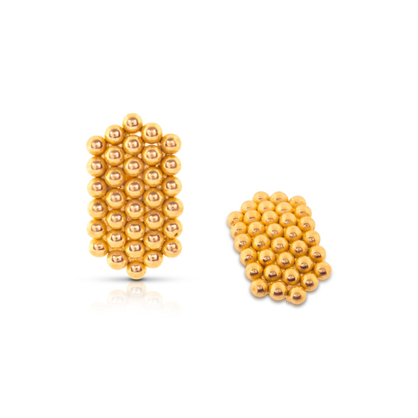 Fena Granulated Gold Stud Earrings Fena Granulated Gold Stud Earrings