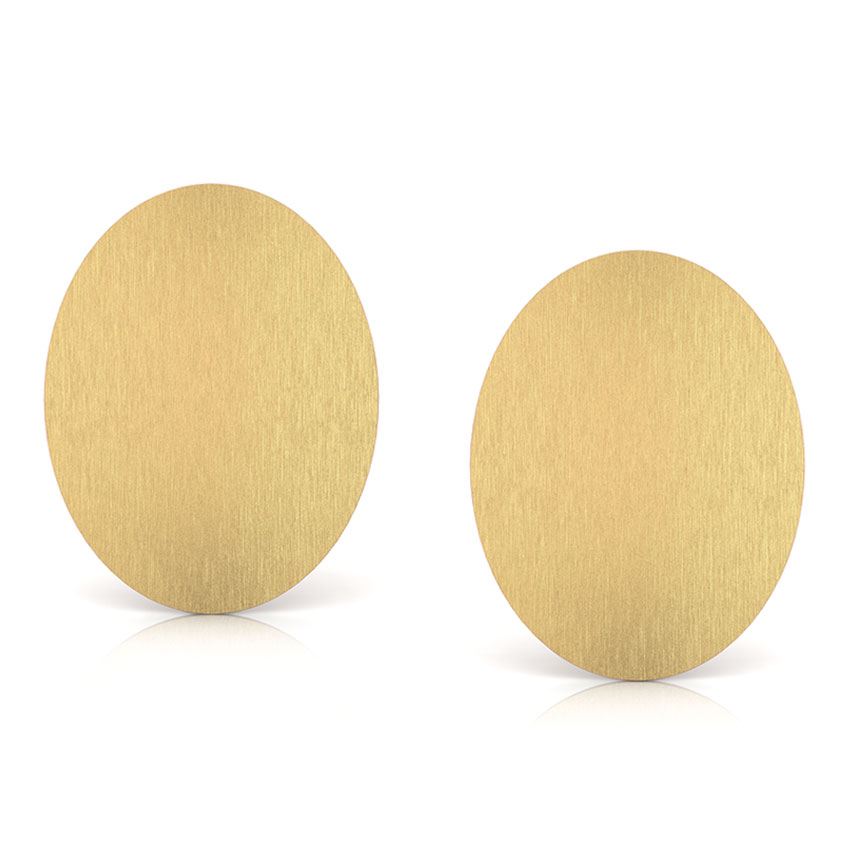 Haley Stamped Stud Earrings