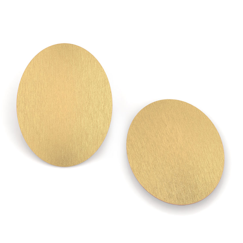 Haley Stamped Stud Earrings