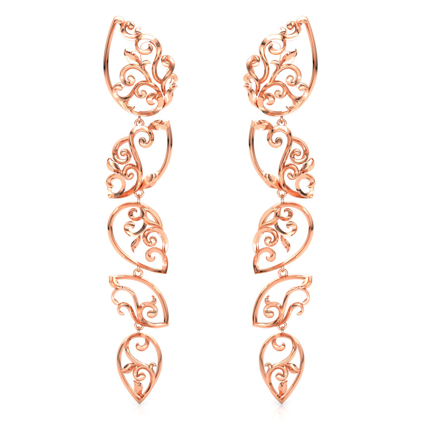 Raindrop Filigree Drop Earrings Raindrop Filigree Drop Earrings