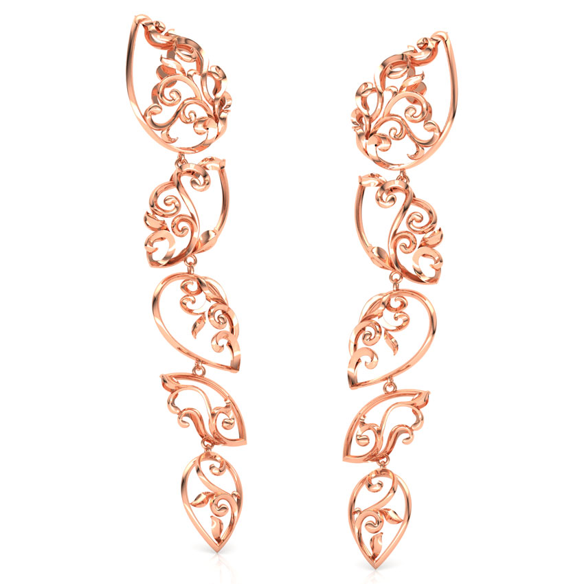 Raindrop Filigree Drop Earrings Raindrop Filigree Drop Earrings