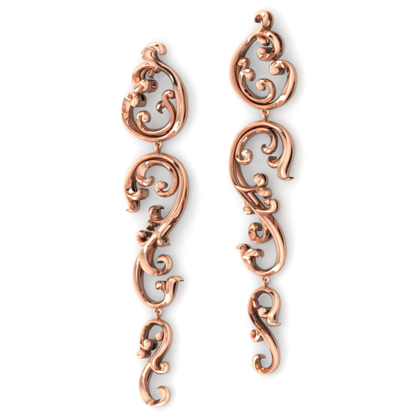 Ornate Filigree Drop Earrings Ornate Filigree Drop Earrings