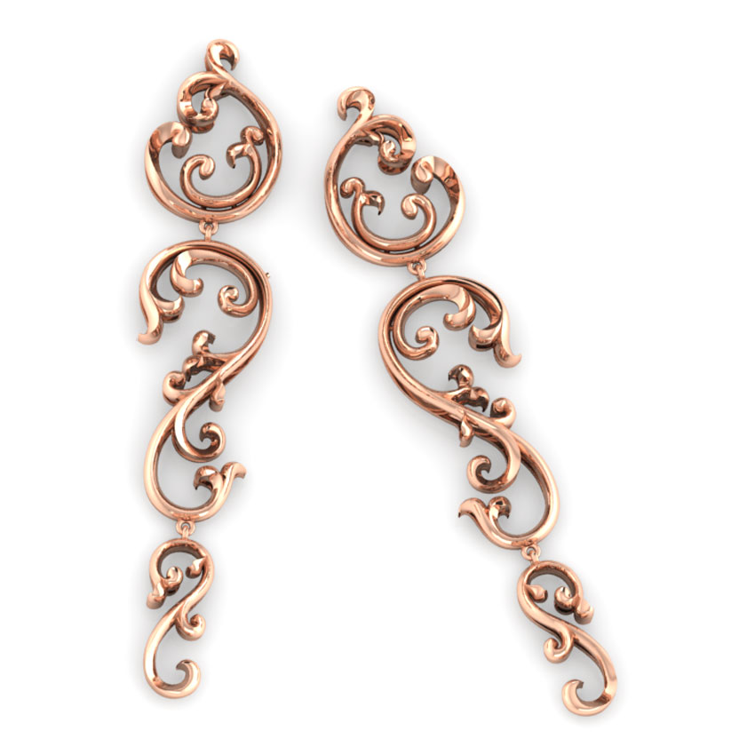 Ornate Filigree Drop Earrings Ornate Filigree Drop Earrings