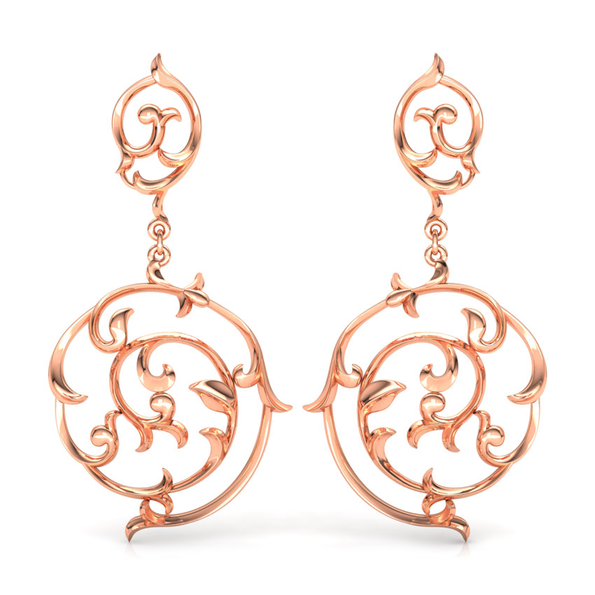 Twain Filigree Drop Earrings