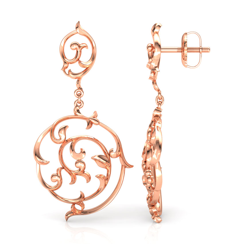 Twain Filigree Drop Earrings