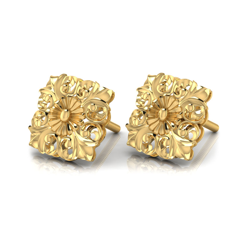 Quad Filigree Stud Earrings