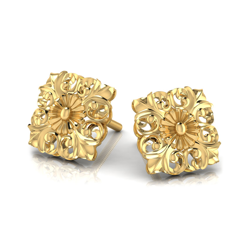 Quad Filigree Stud Earrings