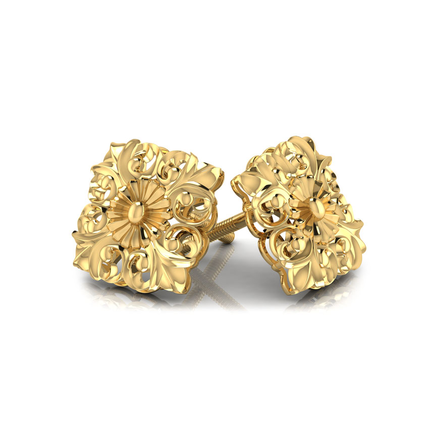 Quad Filigree Stud Earrings