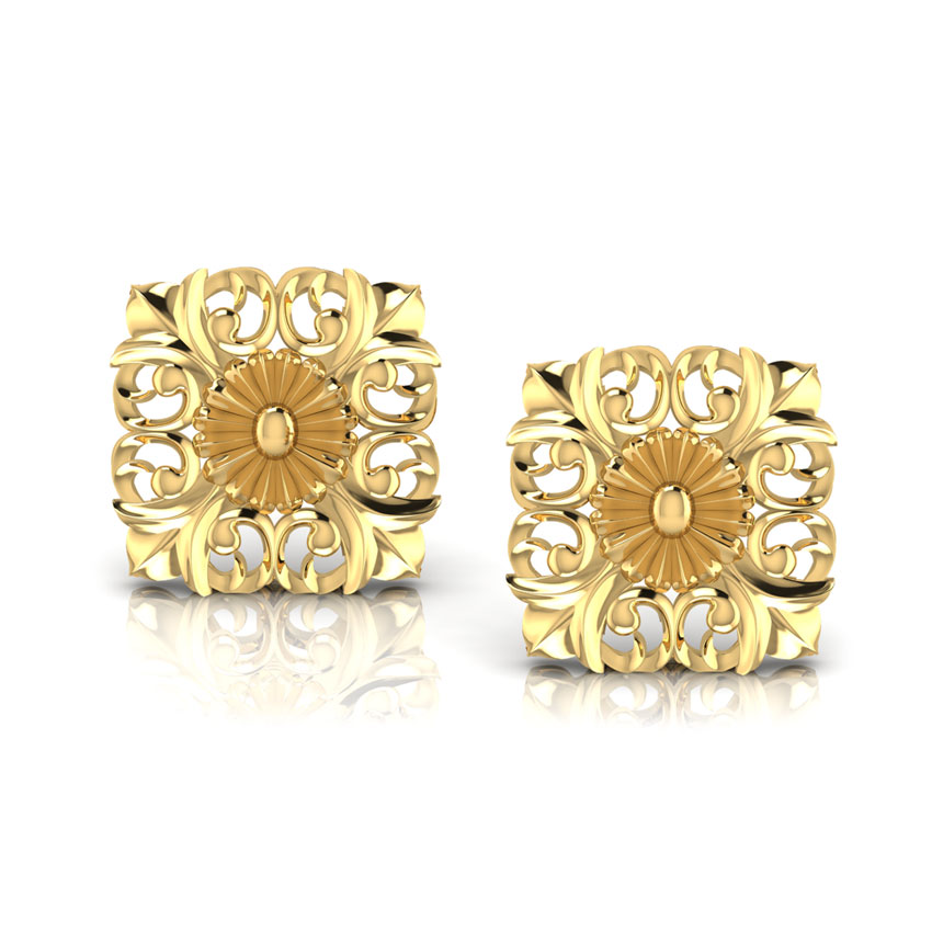 Quad Filigree Stud Earrings