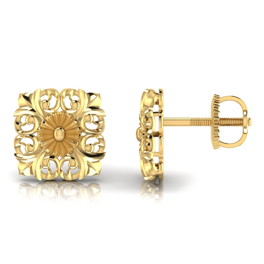 Quad Filigree Stud Earrings