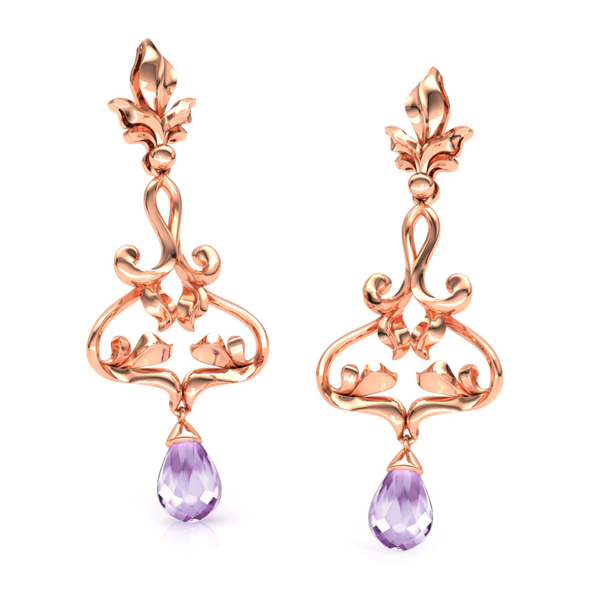 Ethereal Filigree Drop Earrings