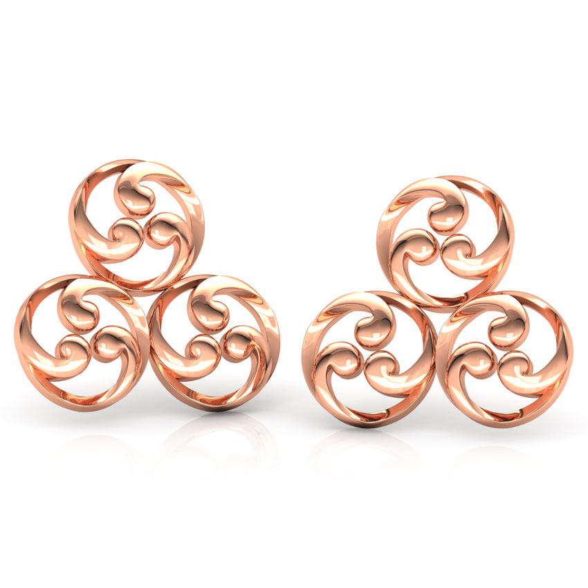 Trinity Filigree Stud Earrings