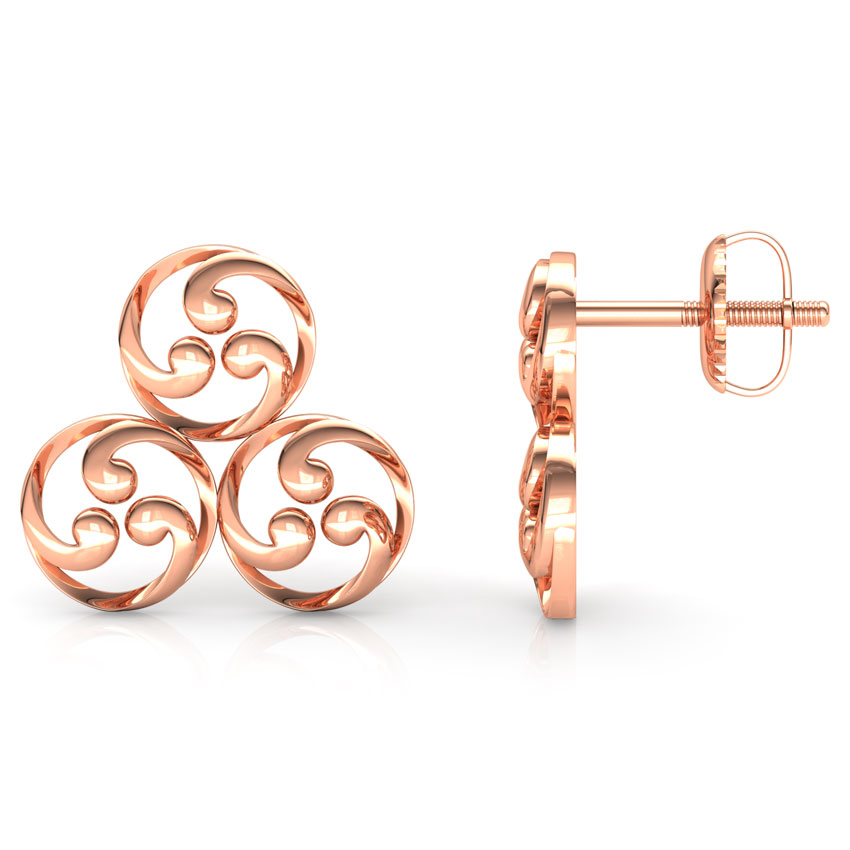 Trinity Filigree Stud Earrings