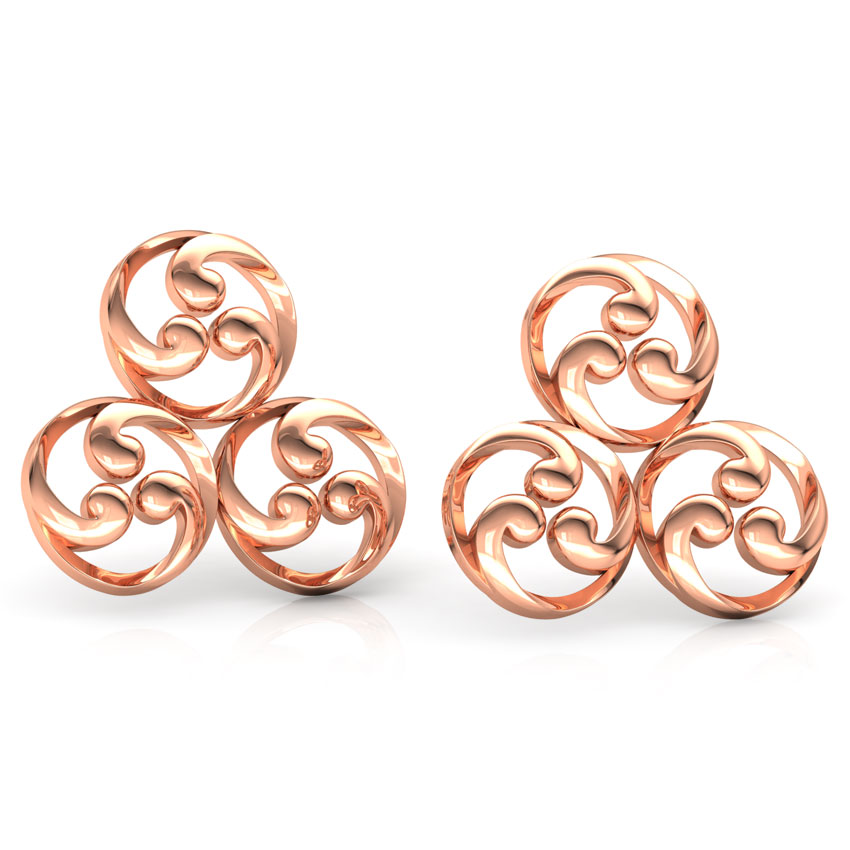 Trinity Filigree Stud Earrings