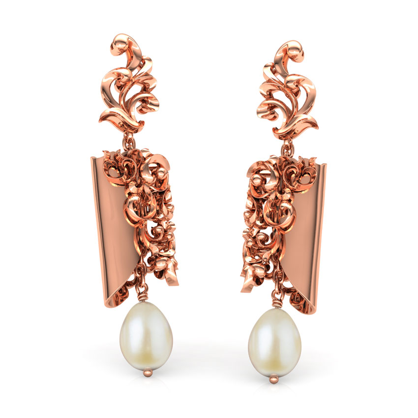 Folded Filigree Jhumkas