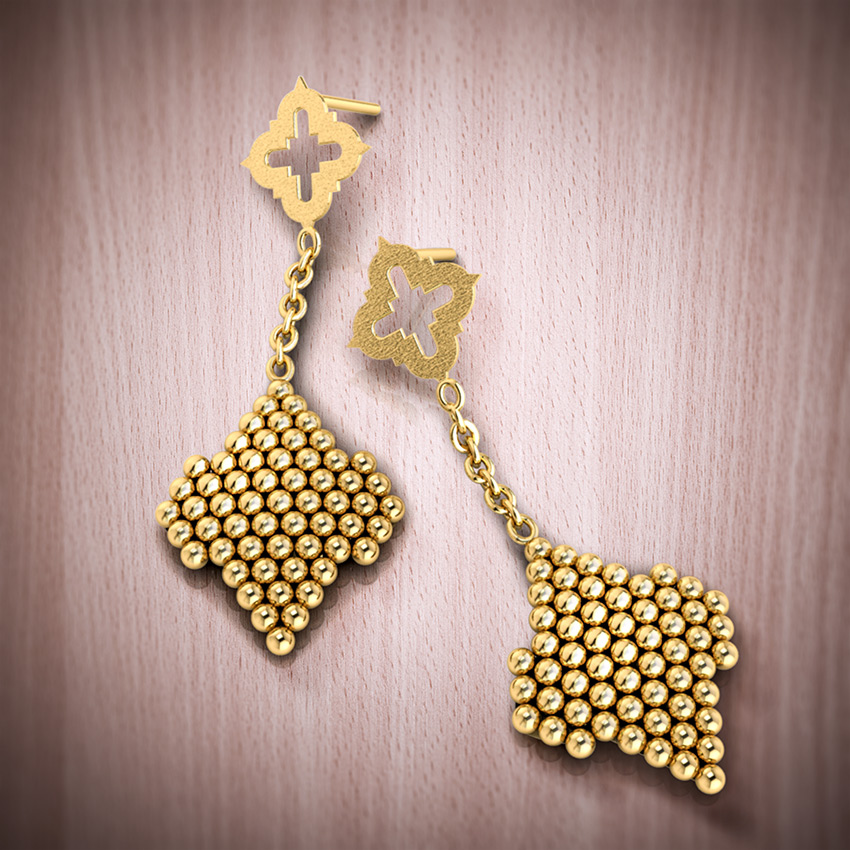 Dainty Jharokha Drop Earrings Dainty Jharokha Drop Earrings