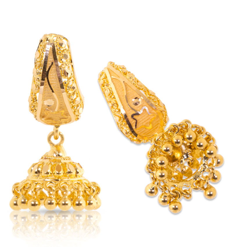 Domed Jhumkas
