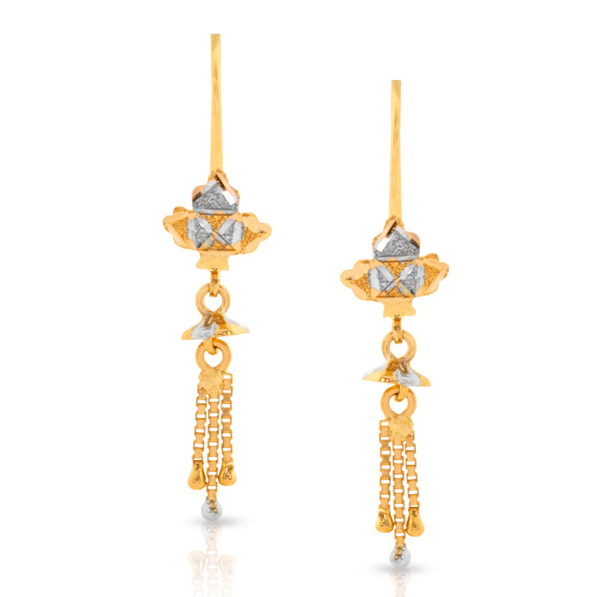 Floral Tassel Drop Earrings Floral Tassel Drop Earrings