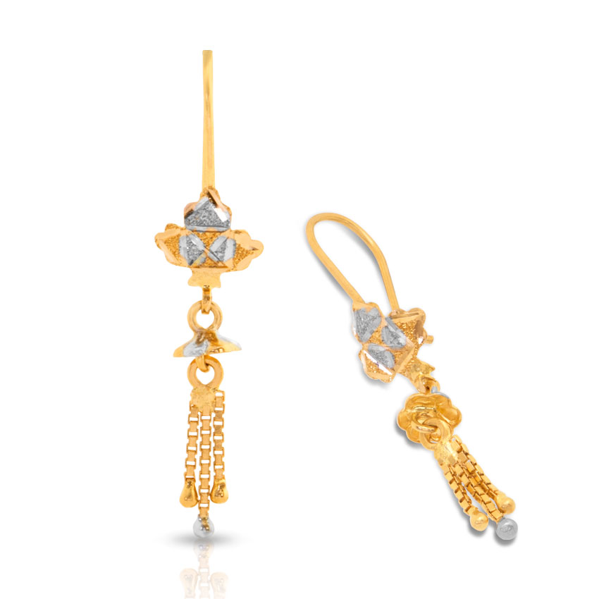 Floral Tassel Drop Earrings Floral Tassel Drop Earrings