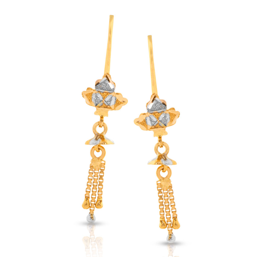 Floral Tassel Drop Earrings Floral Tassel Drop Earrings