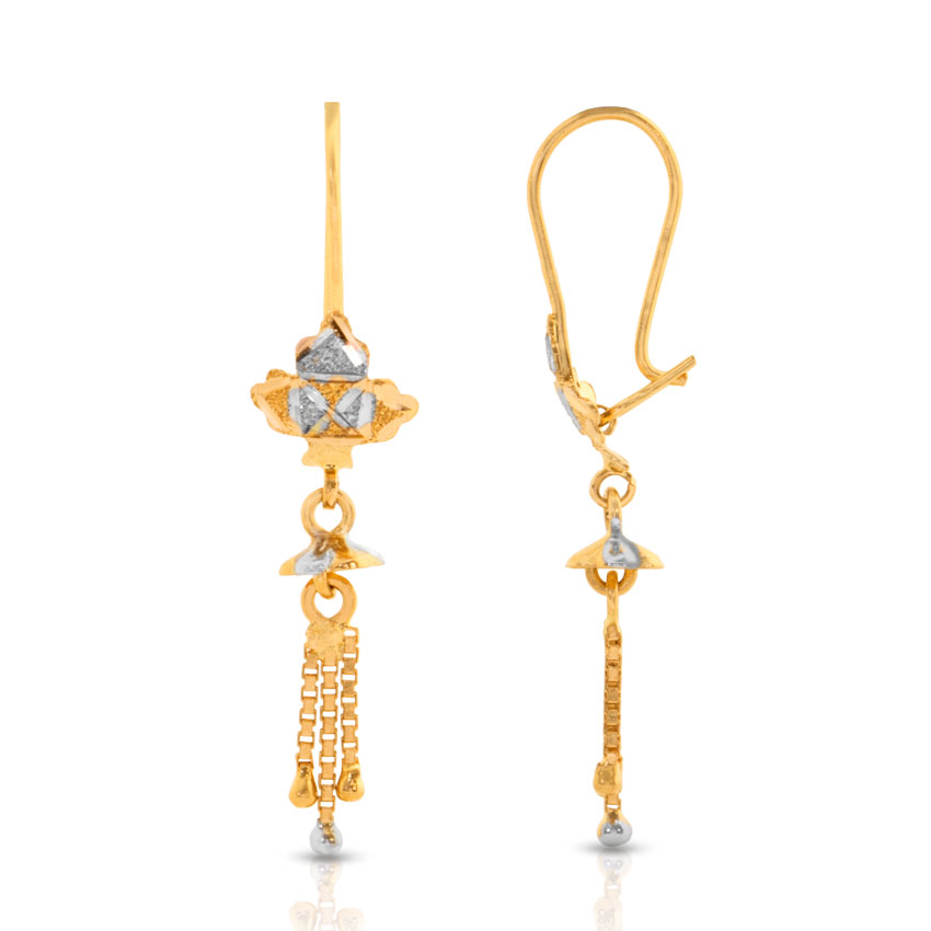 Floral Tassel Drop Earrings Floral Tassel Drop Earrings