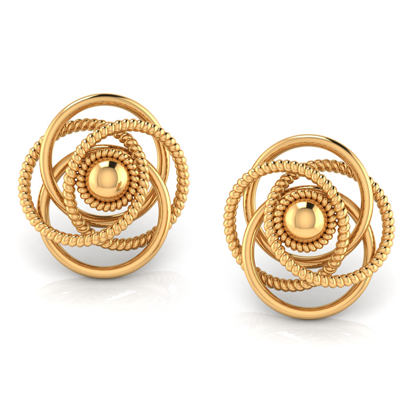 Cosmic Gold Stud Earrings Cosmic Gold Stud Earrings