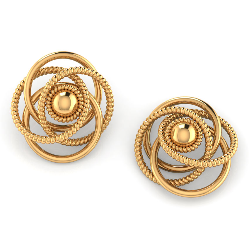 Cosmic Gold Stud Earrings Cosmic Gold Stud Earrings