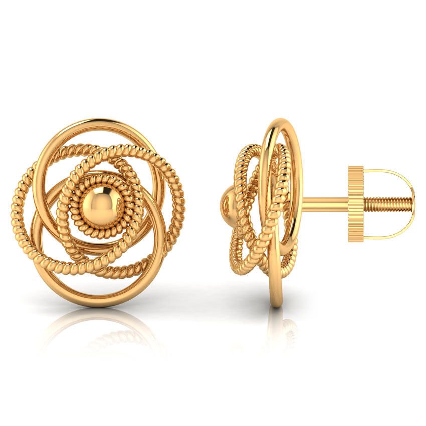 Cosmic Gold Stud Earrings Cosmic Gold Stud Earrings