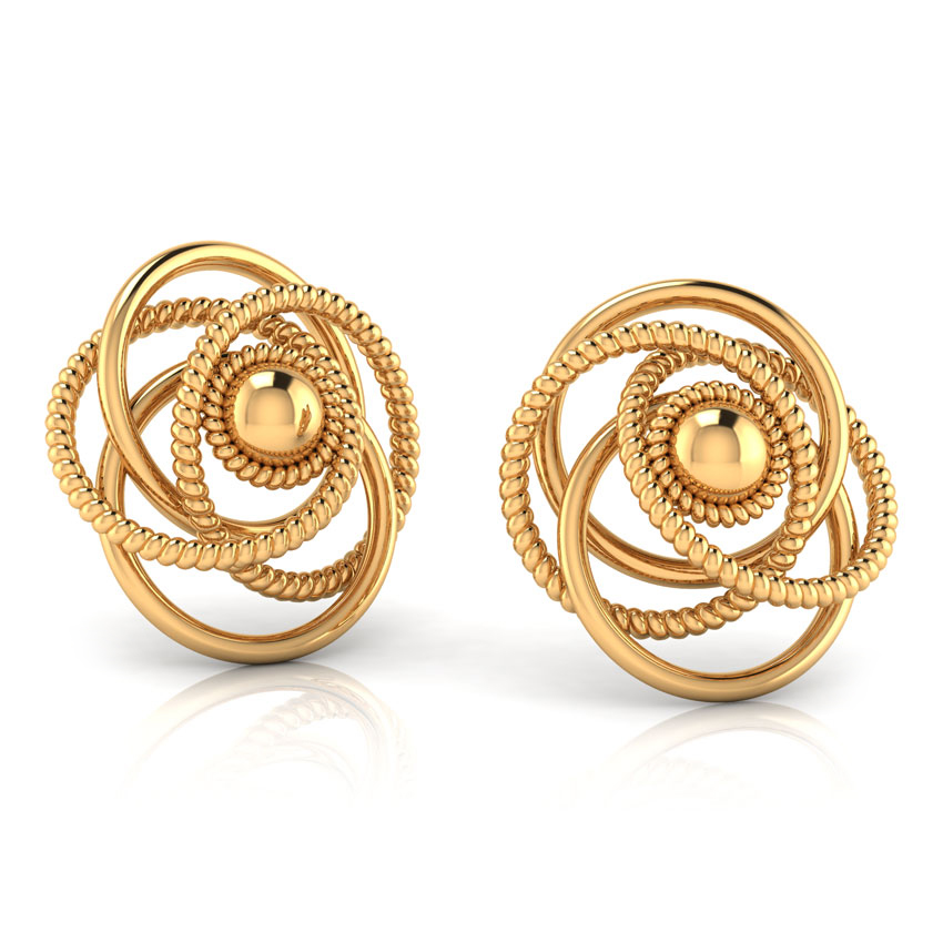 Cosmic Gold Stud Earrings Cosmic Gold Stud Earrings