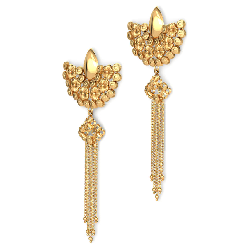 Bloom Tassel Drop Earrings Bloom Tassel Drop Earrings