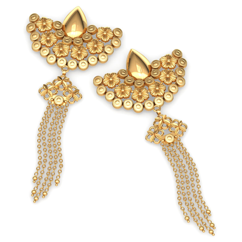 Bloom Tassel Drop Earrings Bloom Tassel Drop Earrings