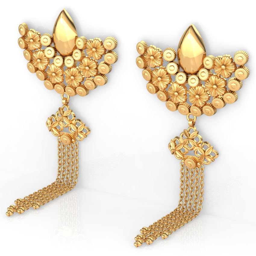 Bloom Tassel Drop Earrings Bloom Tassel Drop Earrings