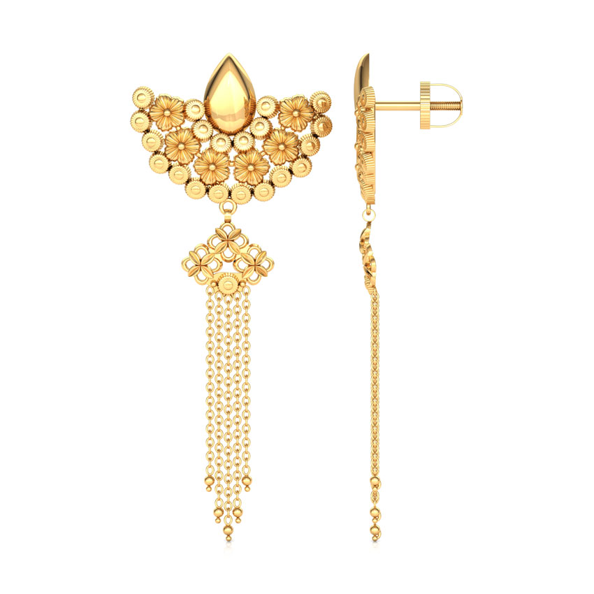 Bloom Tassel Drop Earrings Bloom Tassel Drop Earrings