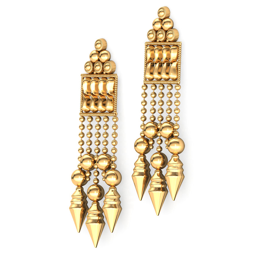 Allure Curves Drop Earrings Allure Curves Drop Earrings