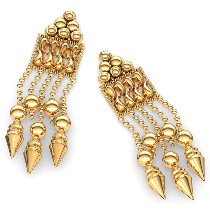 Allure Curves Drop Earrings Allure Curves Drop Earrings